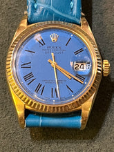 Load image into Gallery viewer, Rolex Rare datejust Beautiful Blue