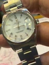 Load image into Gallery viewer, Rolex Stainless Steel Datejust With Oyster Strap