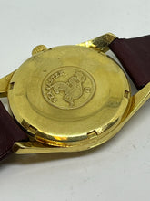 Load image into Gallery viewer, Omega ct Seamaster Wristwatch Automatic on Leather 18 ct