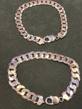 Load image into Gallery viewer, Silver Bracelets 12mm x23 cm long