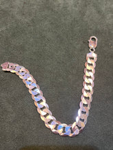 Load image into Gallery viewer, Silver Bracelets 12mm x23 cm long