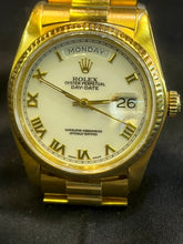 Load image into Gallery viewer, Rolex Gents 18 ct President