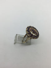 Load image into Gallery viewer, 9ct Gold  Garnet Dress Ring
