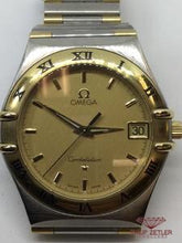 Load image into Gallery viewer, Omega Gold & Steel Date Constellation
