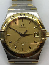 Load image into Gallery viewer, Omega Gold & Steel Date Constellation