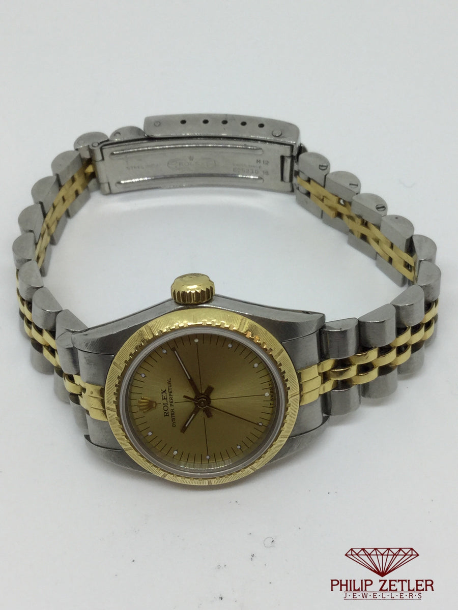 Rolex Ladies Oyster Perpetual at Philip Zetler Jewellers