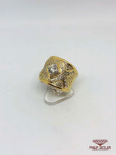 Load image into Gallery viewer, 18ct Yellow Gold Pave Diamond Ring
