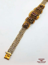 Load image into Gallery viewer, 18ct Ruby &amp;  Yellow Gold Bracelet
