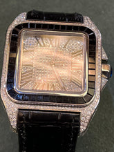 Load image into Gallery viewer, Cartier  Santos 100 Automatic XL Steel Diamond and Onyx bezel Black only available
