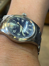 Load image into Gallery viewer, Hamilton Khaki with Beautiful Blue Dial and Date
