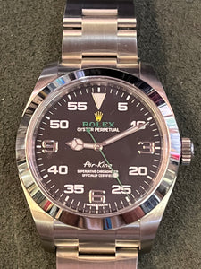 Rolex steel Airking