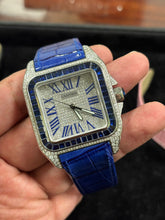 Load image into Gallery viewer, Cartier  Santos 100 Automatic XL Steel Diamond and Onyx bezel Black only available
