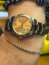 Load image into Gallery viewer, Rolex Ladies Rose Gold and Steel Date Just
