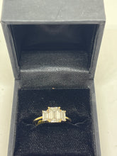 Load image into Gallery viewer, 9ct  Yellow Gold Trilogy 2ct Diamond Ring
