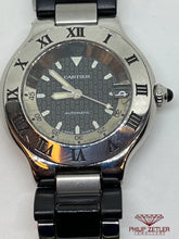 Load image into Gallery viewer, Cartier Autoscaph Automatic 21 Must de Cartier Date just
