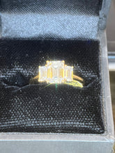 Load image into Gallery viewer, 9ct  Yellow Gold Trilogy 2ct Diamond Ring
