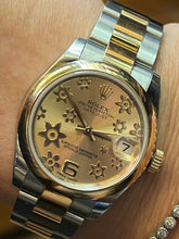 Load image into Gallery viewer, Rolex Ladies Rose Gold and Steel Date Just

