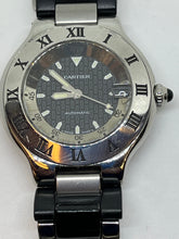 Load image into Gallery viewer, Cartier Autoscaph Automatic 21 Must de Cartier Date just
