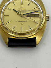 Load image into Gallery viewer, Omega Vintage Constellation Automatic day date  35mm 18 ct Gold
