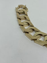 Load image into Gallery viewer, 9ct Gold Heavy Gents Bracelet 22cm x 19mm x 117.80 g
