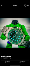 Load image into Gallery viewer, The different dial types 
During production period 
Of Kermit Hulk &amp; Starbucks and some other Rolex facts for your interest.
