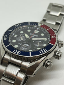 Seiko Padi Solar Chronograph at Philip Zetler Jewellers