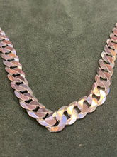 Load image into Gallery viewer, Silver Neck Chain 12mm x 60cm long
