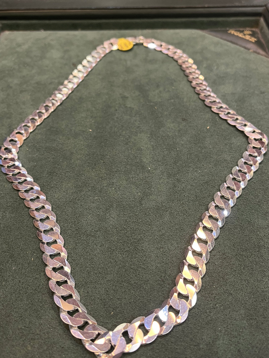Silver Neck Chain 12mm x 60cm long