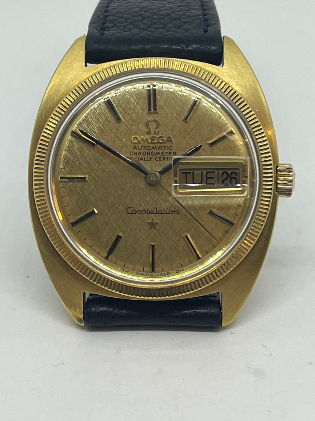 Omega Vintage Constellation Automatic day date  35mm 18 ct Gold