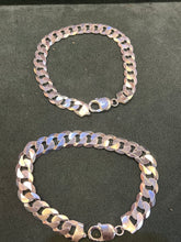 Load image into Gallery viewer, Silver Bracelets 12mm x23 cm long
