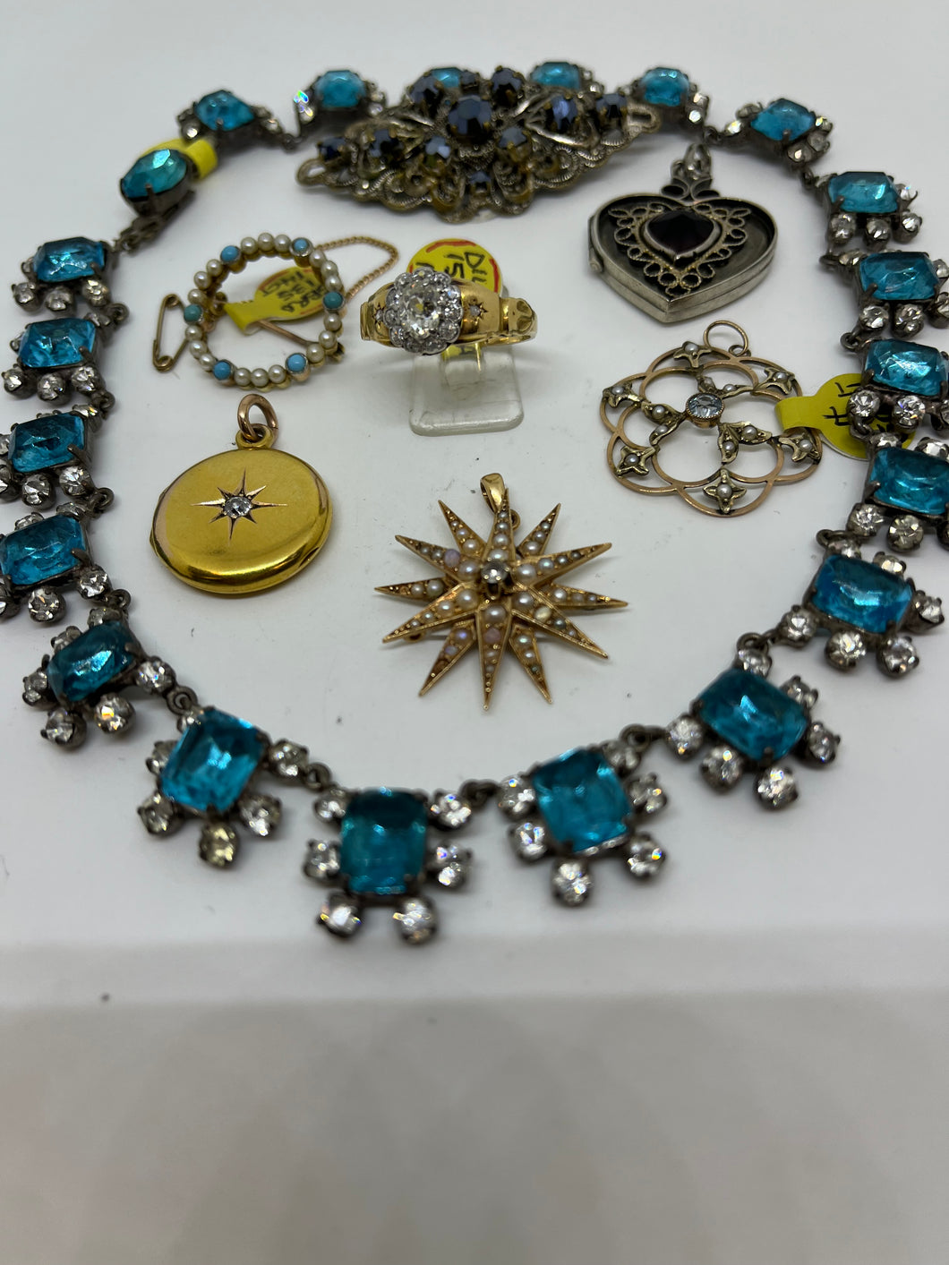 Antique Necklace and assorted vintage pieces