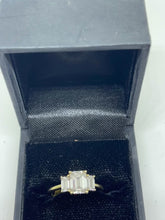 Load and play video in Gallery viewer, 9ct  Yellow Gold Trilogy 2ct Diamond Ring
