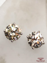 Load image into Gallery viewer, 18ct Brilliant Cut Diamond Earrings
