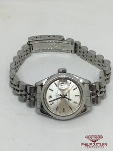 Rolex Ladies Stainless Fluted Bezel