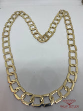 Load image into Gallery viewer, 9ct Gold Neckchain Big Links 13mm weight 79.1gms length 67cm

