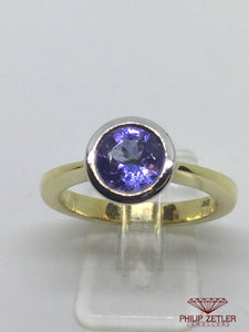 18ct Gold Tanzanite Solitaire Ring
