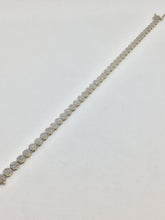 Load image into Gallery viewer, 9ct Gold Diamond bracelet clusters
