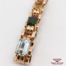 Load image into Gallery viewer, 18ct Semi Precious Multi Colour Gem Bracelet
