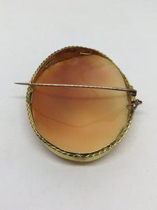 9ct Gold Cameo Broach