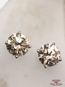 18ct Brilliant Cut Diamond Earrings