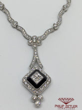 Laden Sie das Bild in den Galerie-Viewer, 18ct White Gold Diamond Necklace &amp; Pendant
