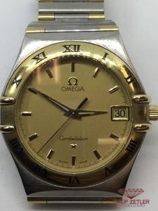 Omega Gold & Steel Date Constellation