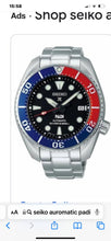 Afbeelding in Gallery-weergave laden, Seiko Steel Padi Pepsi Divers 200m Automatic
