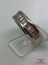 Load image into Gallery viewer, 18 ct White Gold Buguette Diamond Eternity Ring

