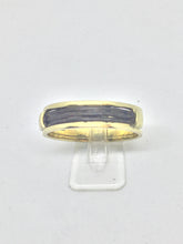 Charger l&#39;image dans la galerie, 18ct Gold &amp; Elephant Hair Unisex Dress Ring
