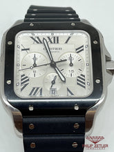 Afbeelding in Gallery-weergave laden, Cartier Santos Extra large ADLC  Automatic Chronograph 41x41mm
