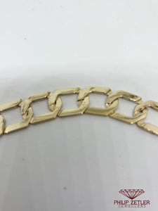 9ct Gold Neckchain Big Links 13mm weight 79.1gms length  67cm