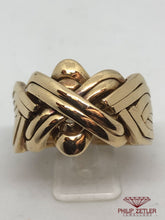 Load image into Gallery viewer, 18 ct Gents Turkish Puzzle Ring
