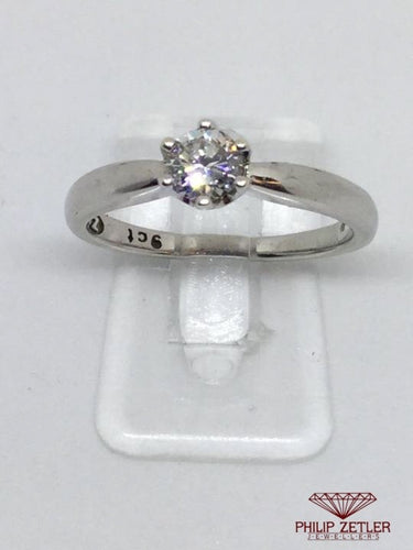 9ct Diamond & White Gold Cartier Design Ring