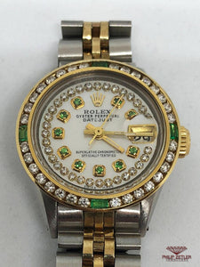 Rolex Datejust Diamond Emerald at Philip Zetler Jewellers